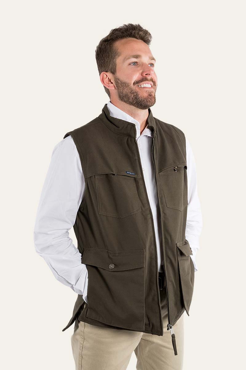 Mens on sale oilskin vest