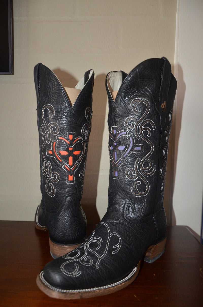 Dusty Rocker Diana Black Boots - DISCONTINUED size 8 ONLY