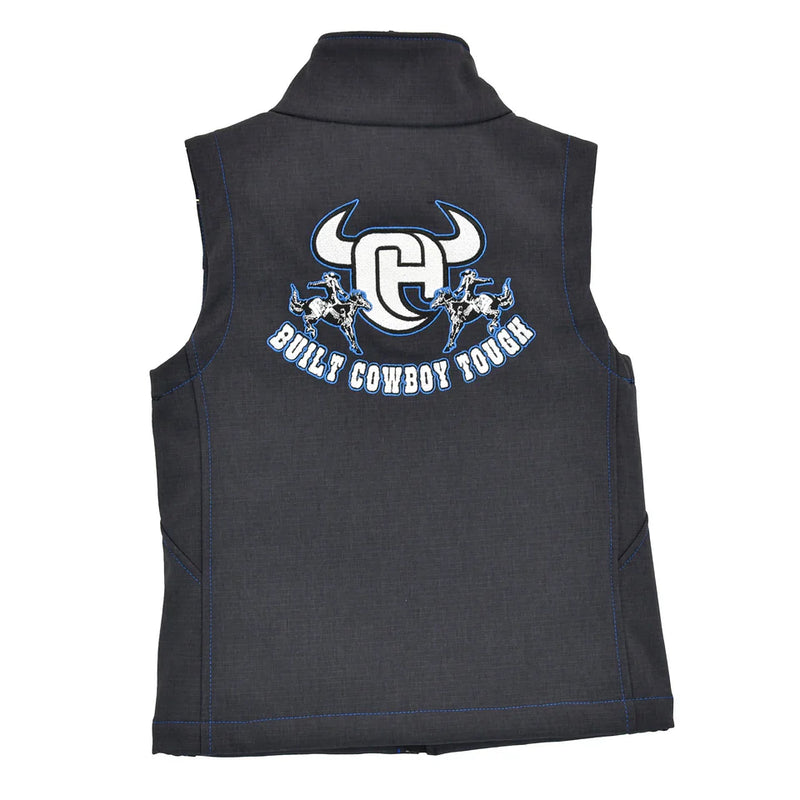 Cowboy Hardware Built Cowboy Tough Charcoal Poly Vest