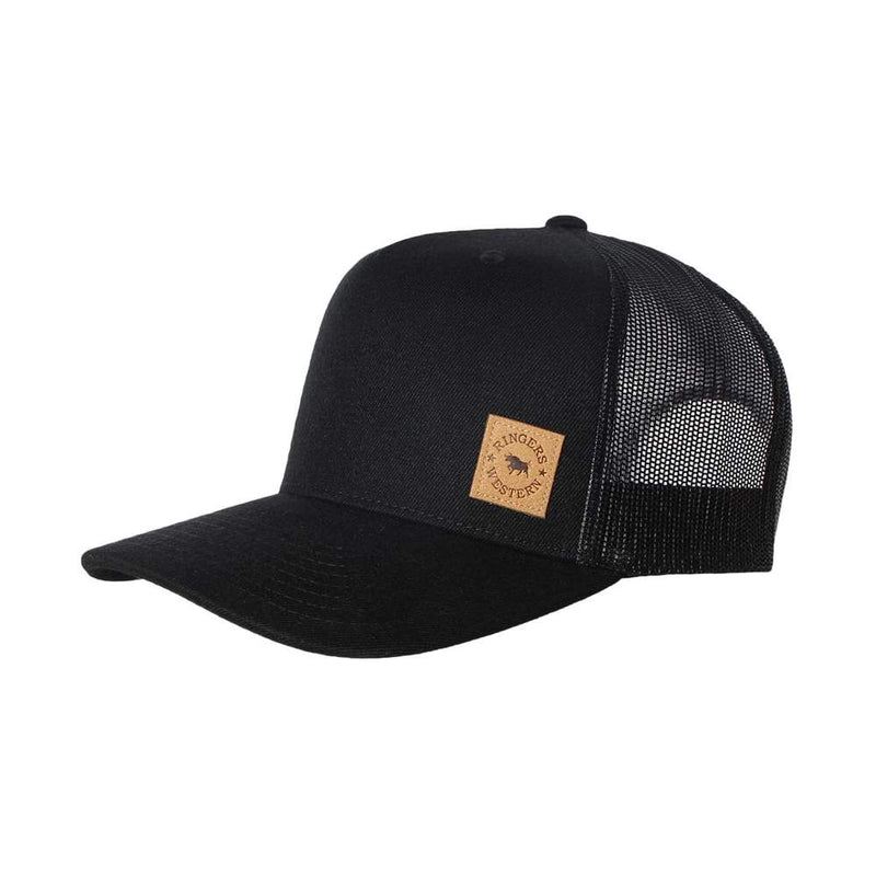 Ringers Western Patch Trucker Cap Black