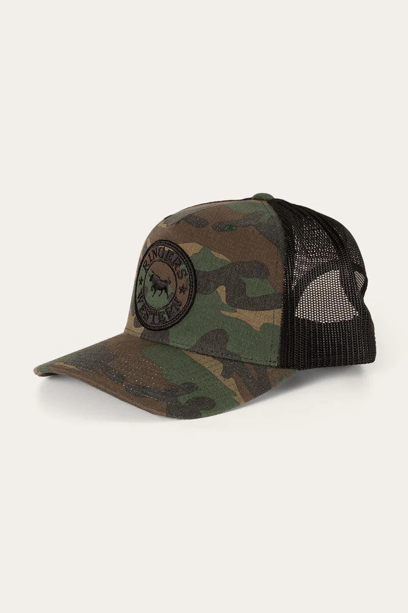 Ringers Western Camo/Black Trucker Cap