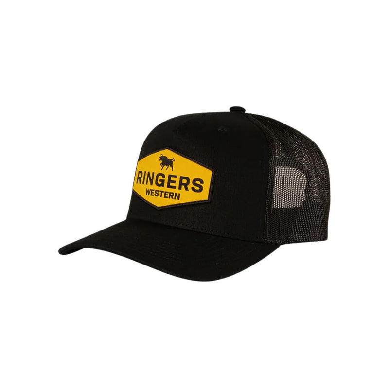 Ringers Western Scotty Trucker Cap Black