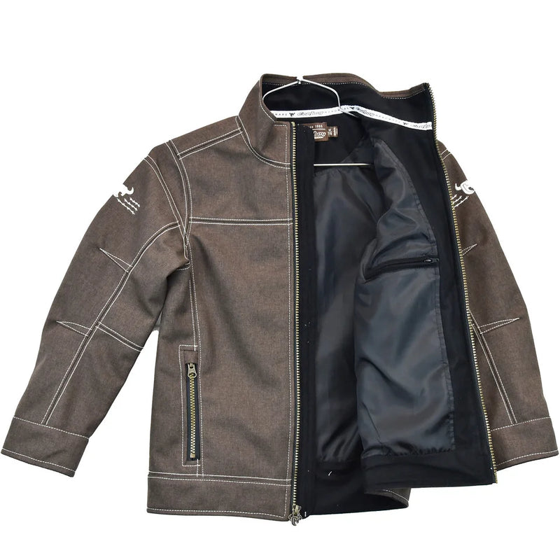 Cowboy Hardware Youth Brown Woodsman Poly Jacket