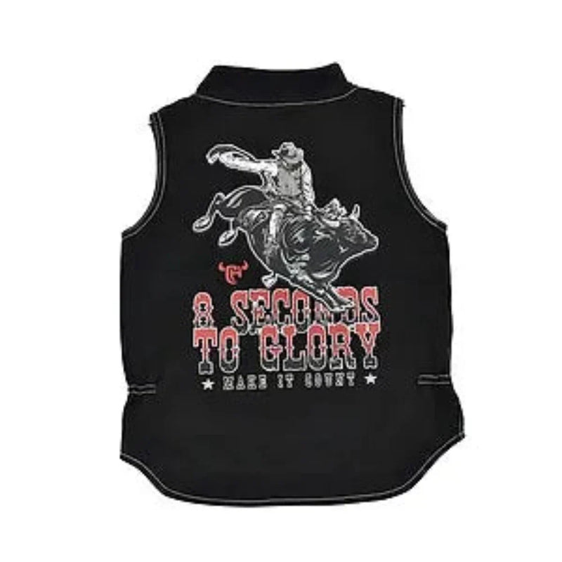 Cowboy Hardware 8 Seconds to Glory Canvas Vest