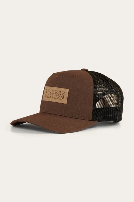 Ringers Western Dustin Trucker Cap Chocolate Brown