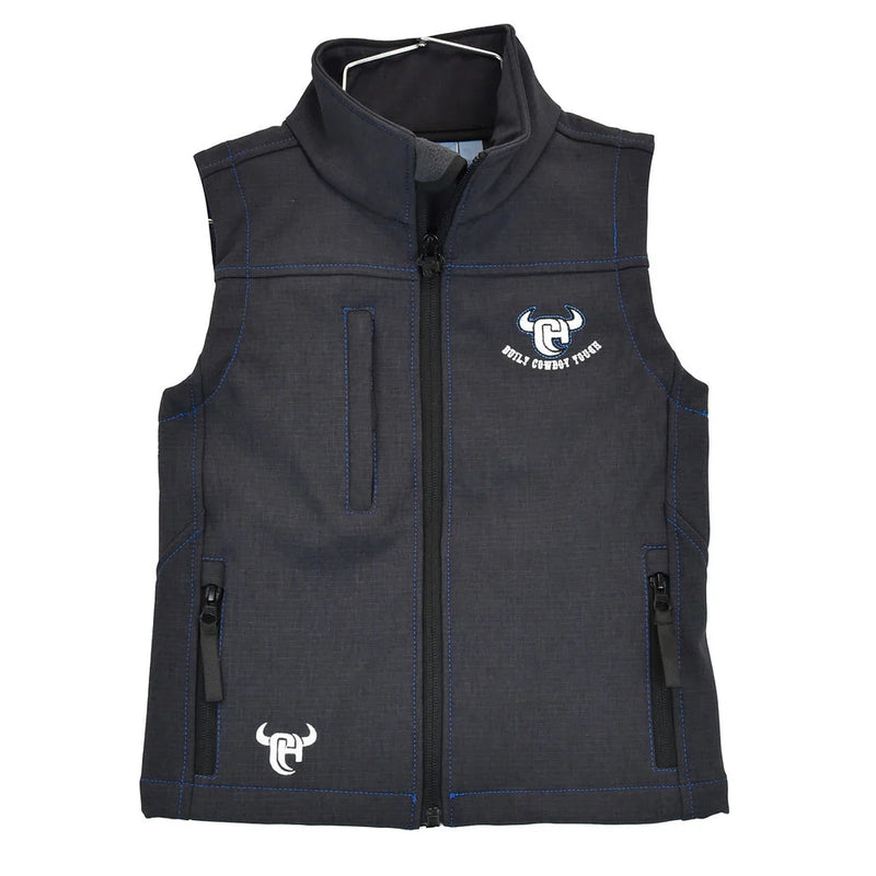 Cowboy Hardware Built Cowboy Tough Charcoal Poly Vest