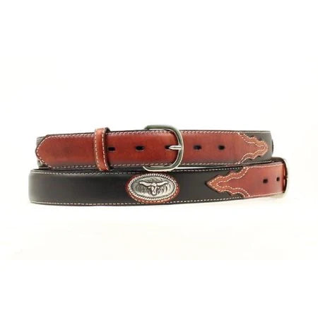 Boys Longhorn Concho Western Belt DISCONTINUED SIZE 20" ONLY