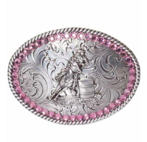 Kids Barrel Racing Belt Buckle