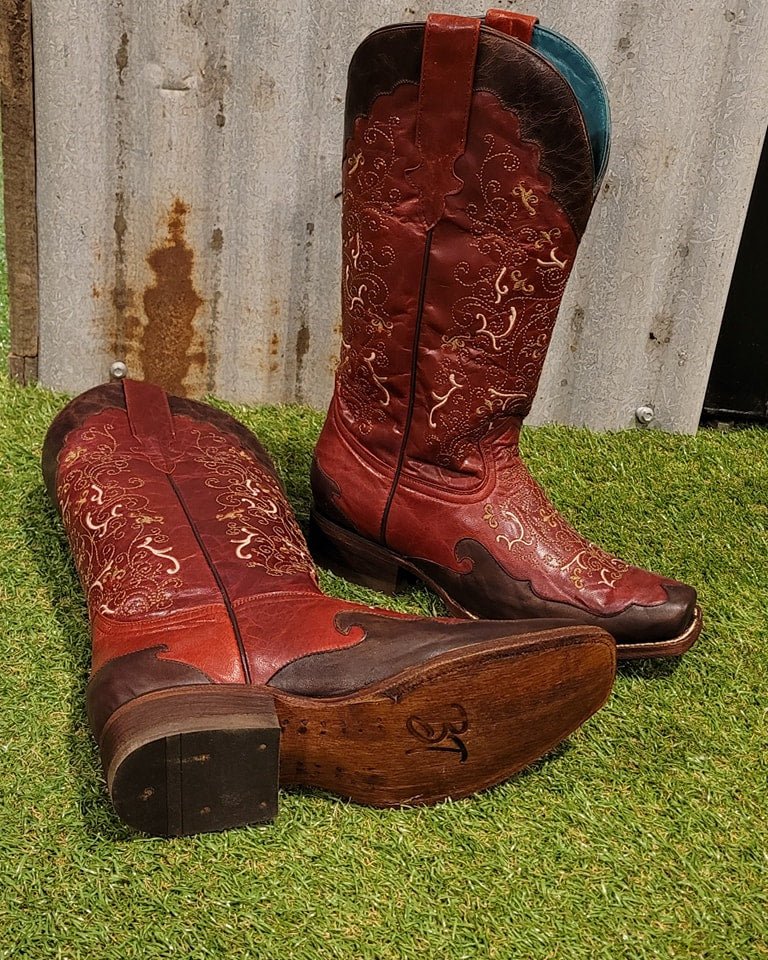 Dusty Rocker Crimson Boots - DISCONTINUED size 9.5 ONLY