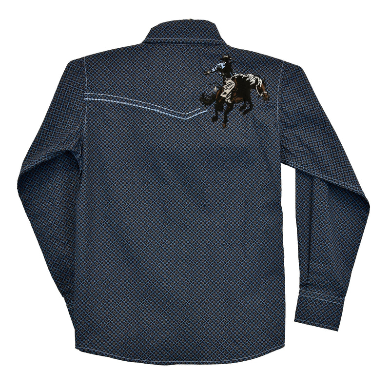 Cowboy Hardware Infant Navy Diamond Shirt